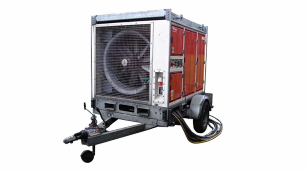 Portable load bank used for testing generator sets on-site with minimum disruption.